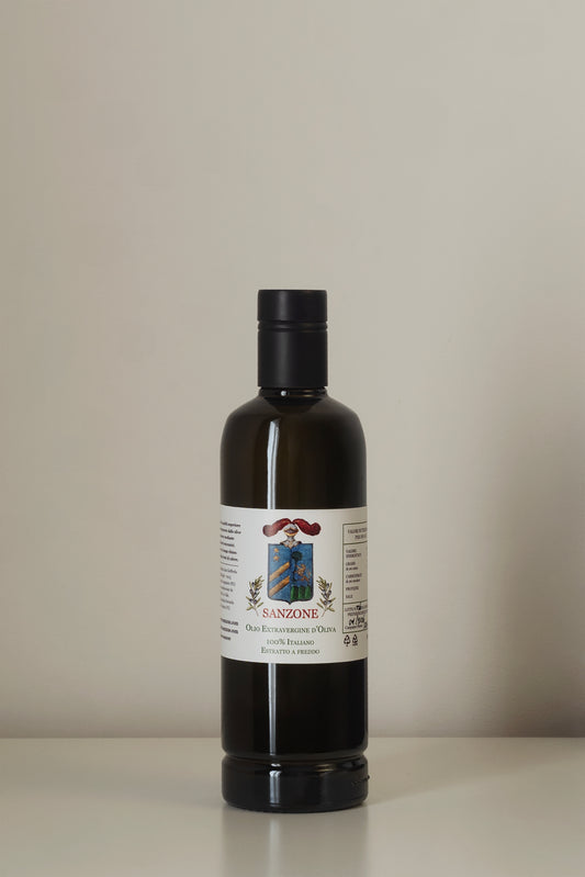 Olio EVO Sanzone 500ml, campagna olearia 2024/2025